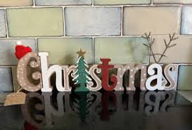 Christmas Word Ornament