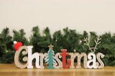 Christmas Word Ornament